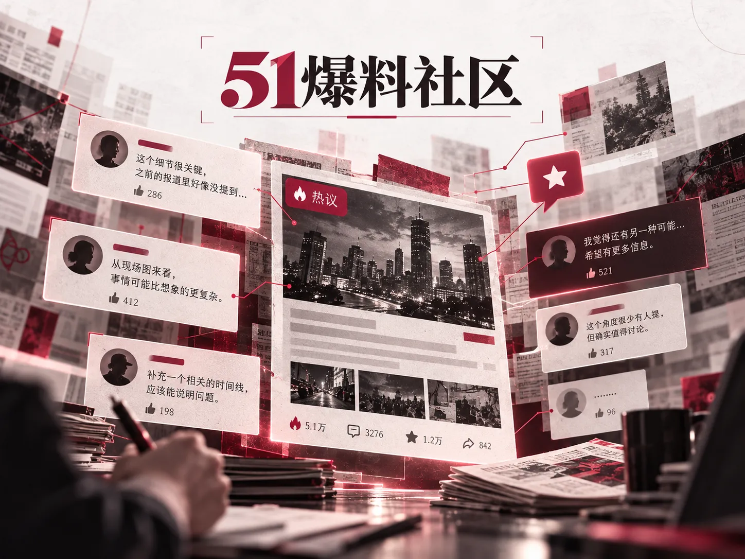 评论区能提供线索，但不能代替证据